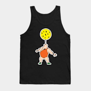 Strong Man from the Circus, holds the world up for all. Tank Top